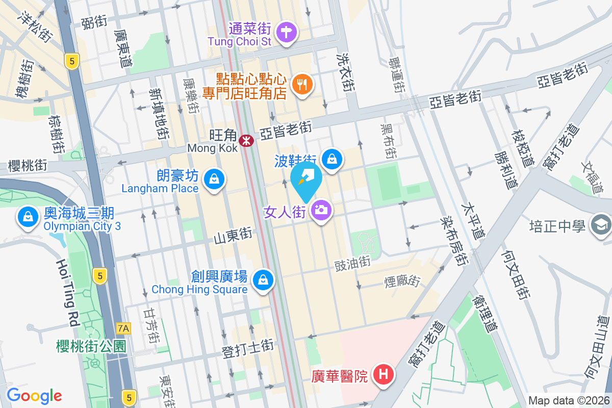 通菜街51號 地圖位置