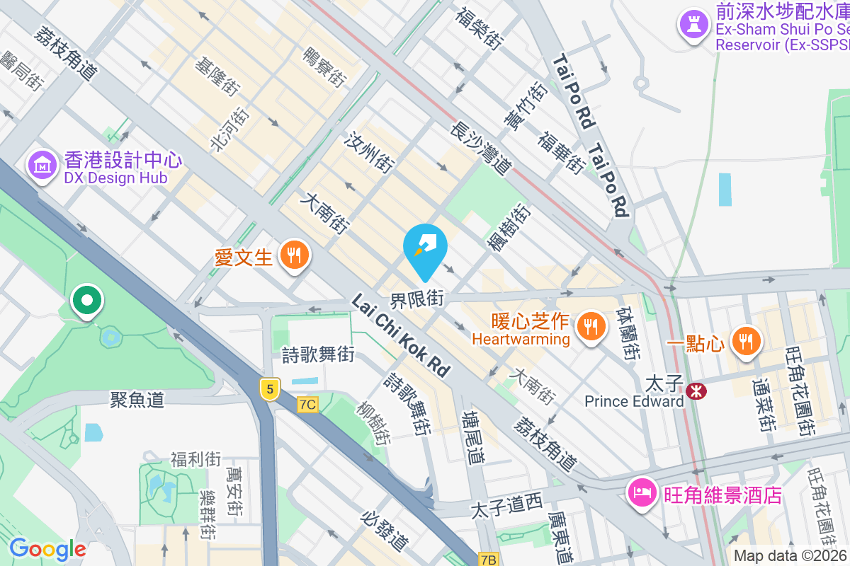 大南街154號 地圖位置