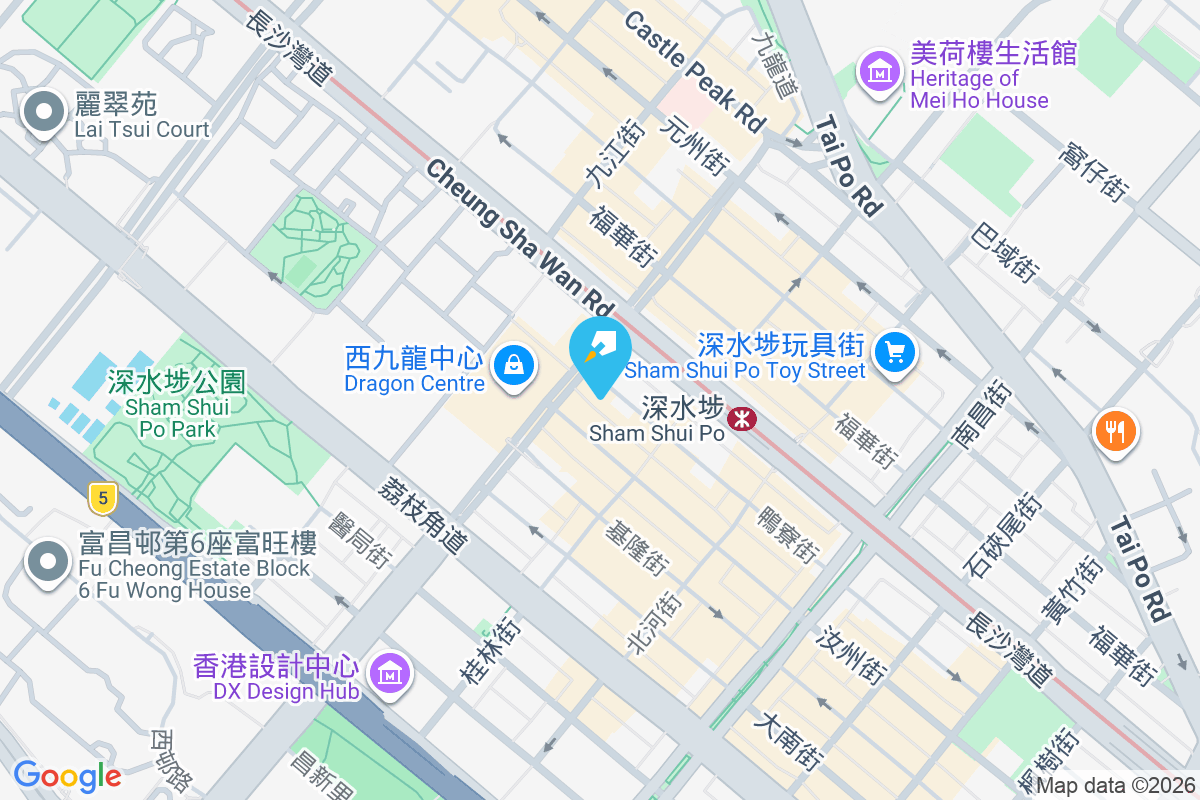鴨寮街255號 地圖位置