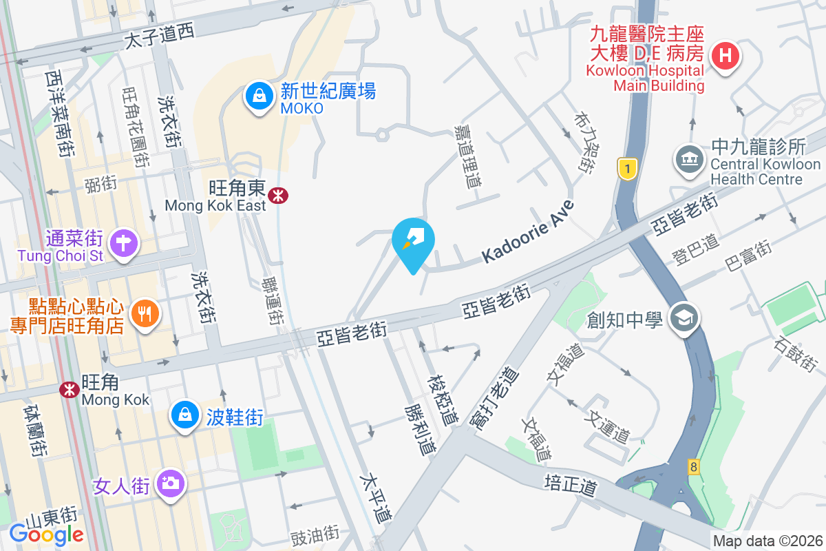 嘉道理道6號 地圖位置