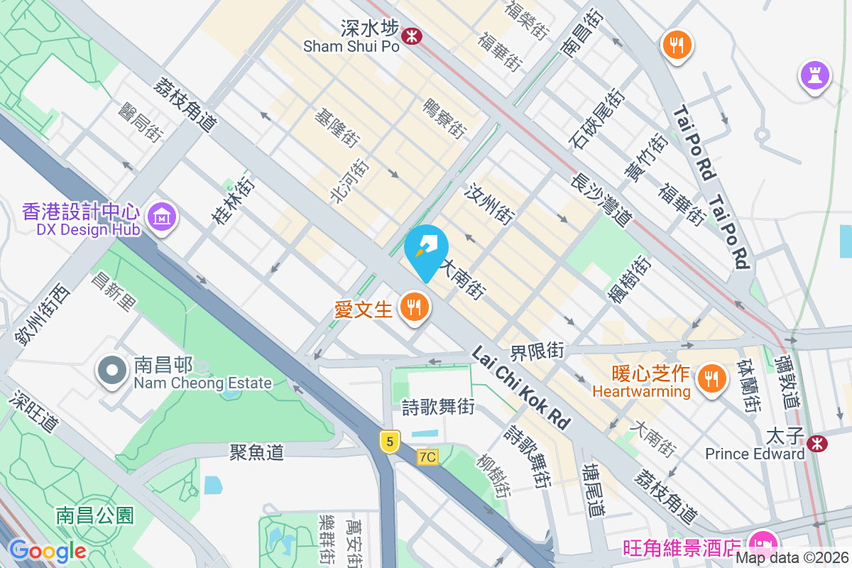 荔枝角道248號 地圖位置