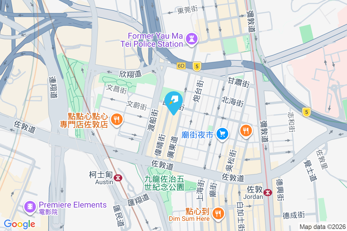廣東道575號 地圖位置