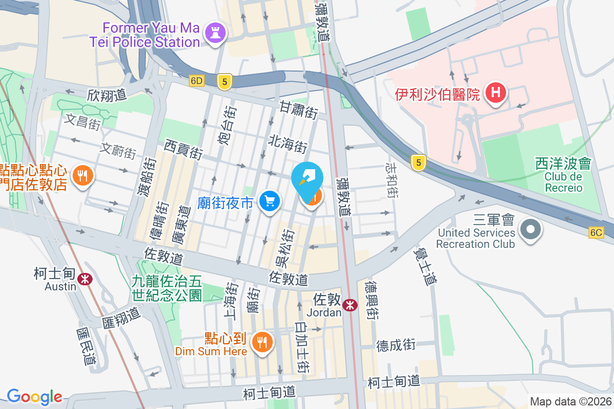 白加士街115號 地圖位置