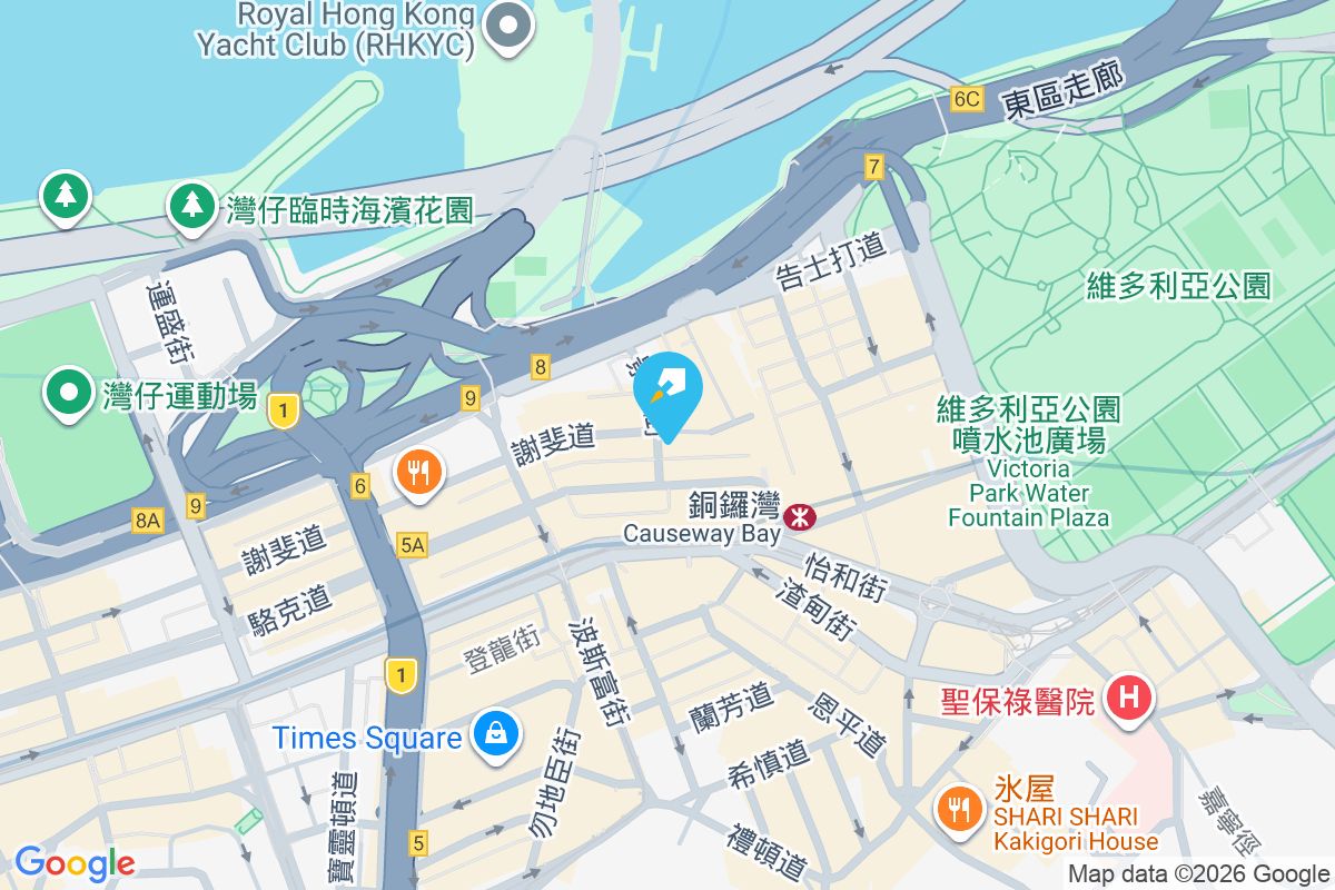 謝斐道518-520號 地圖位置