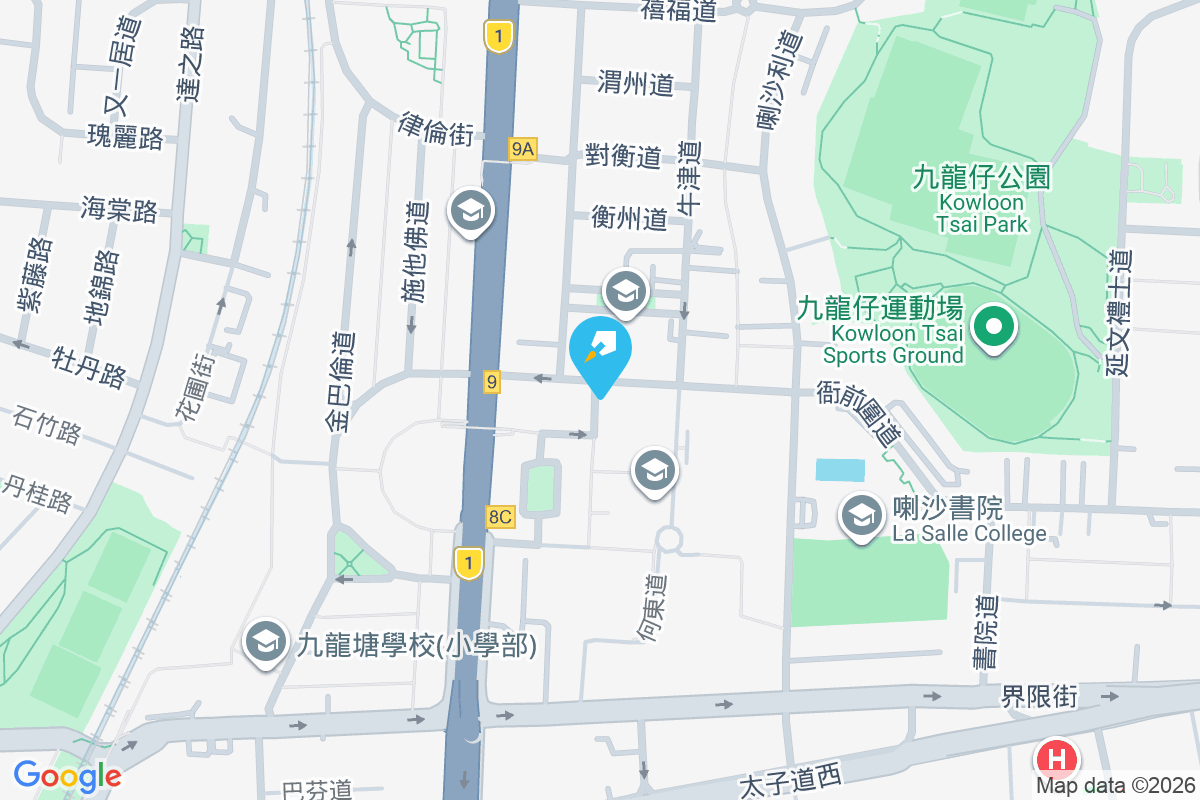 蘭開夏道12號 地圖位置