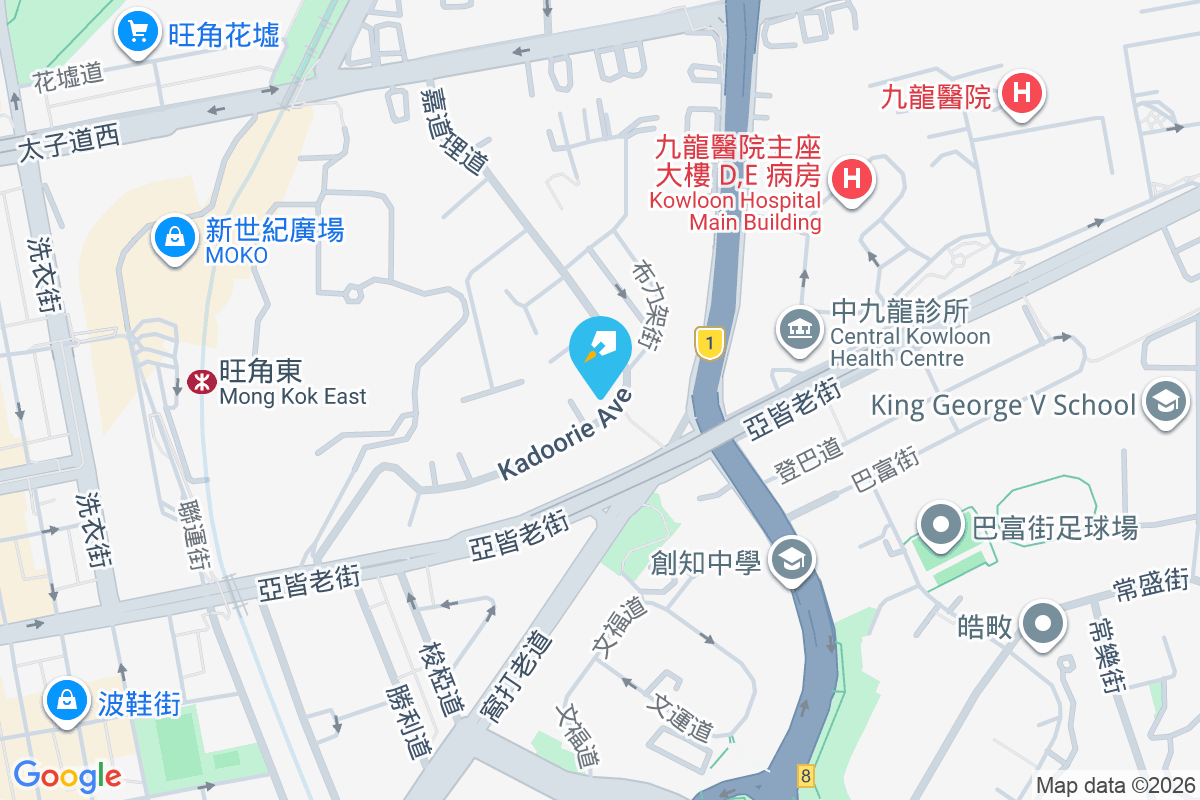 嘉道理道33號 地圖位置