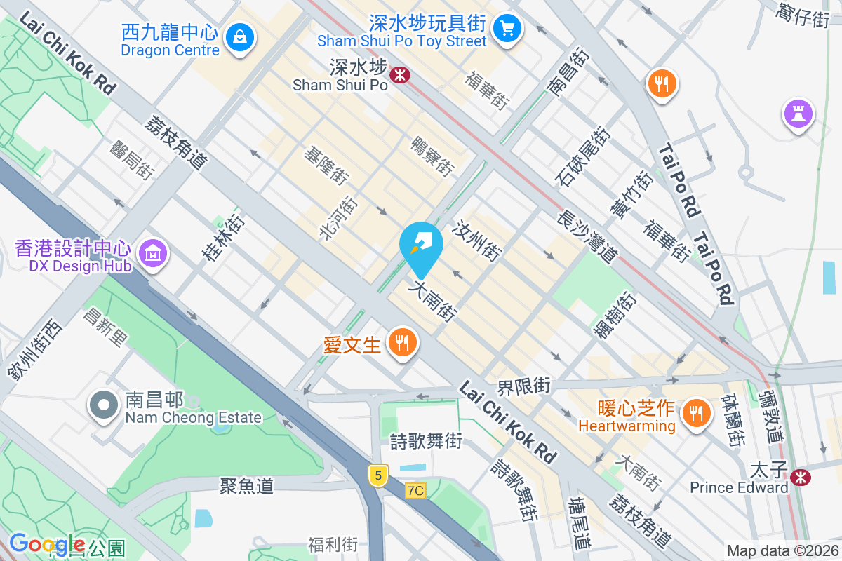 恆昌樓 地圖位置