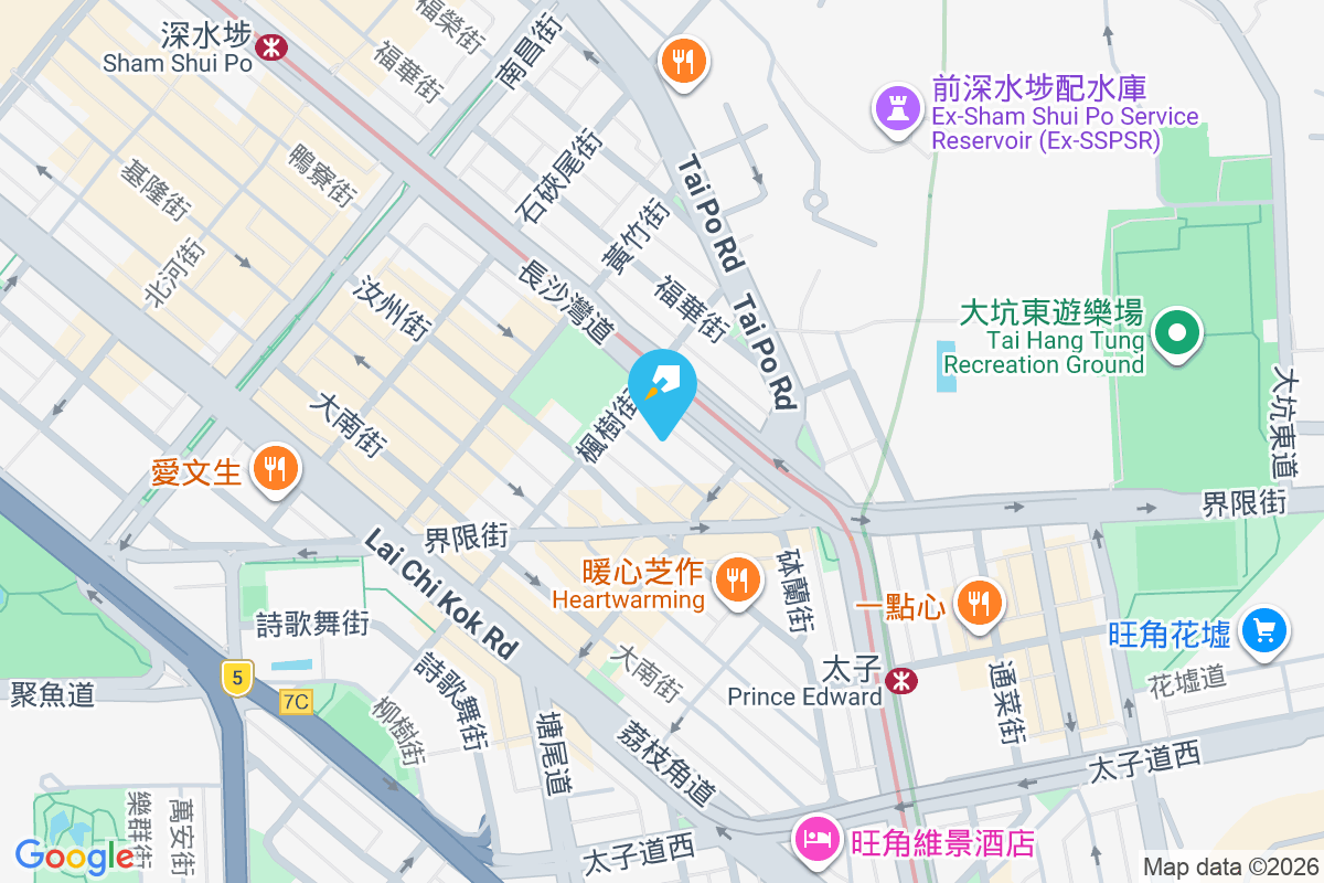 鴨寮街22號 地圖位置