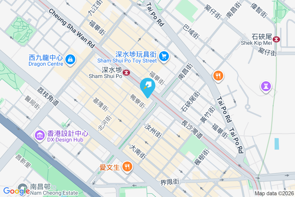 長沙灣道171號 地圖位置