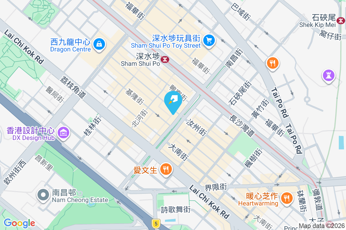 南昌街107號 地圖位置