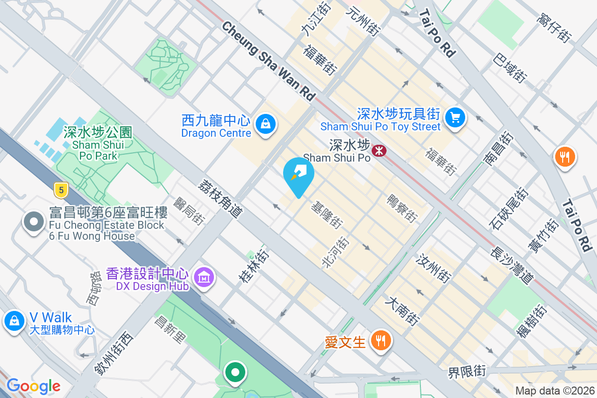 桂林街95A-95B號 地圖位置