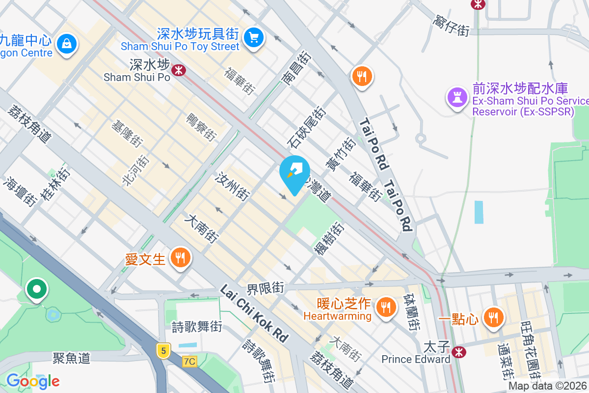 黃竹街15A-15C號 地圖位置