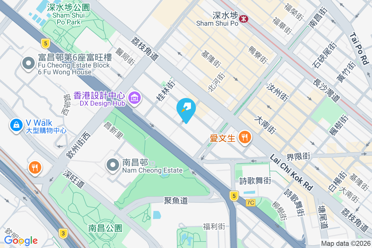 北河街20號 地圖位置