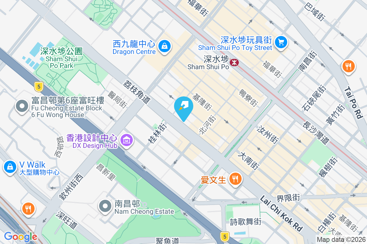 荔枝角道336號 地圖位置
