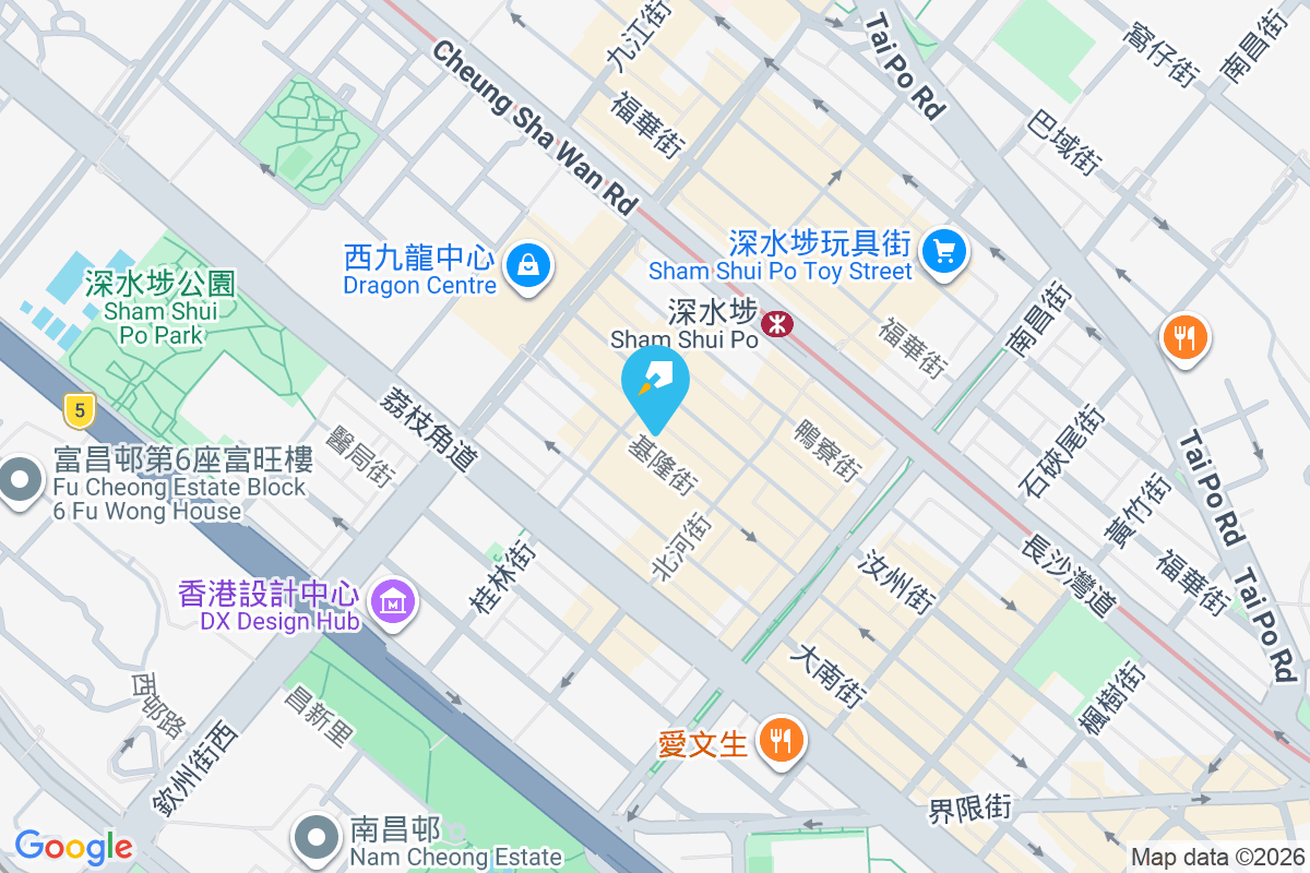 基隆街280號 地圖位置