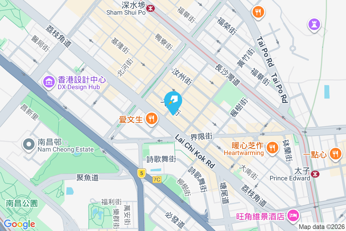 大南街185號 地圖位置