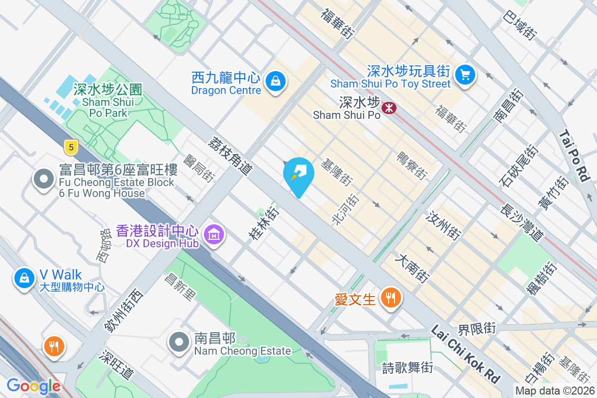 荔枝角道346號 地圖位置