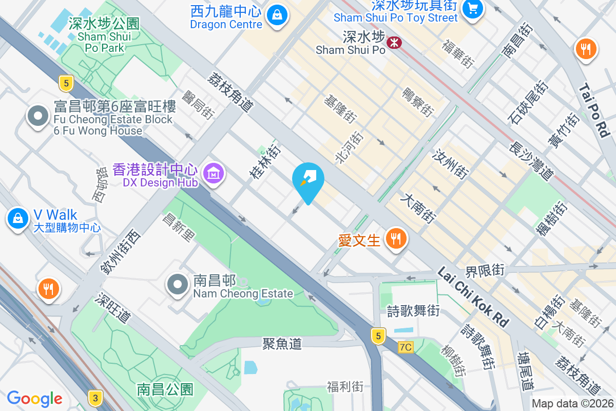 北河街34號 地圖位置