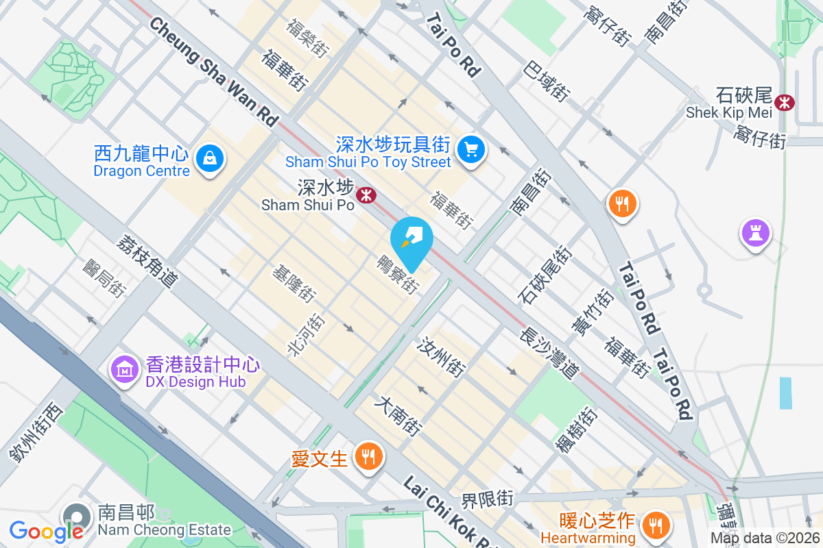 鴨寮街154號 地圖位置