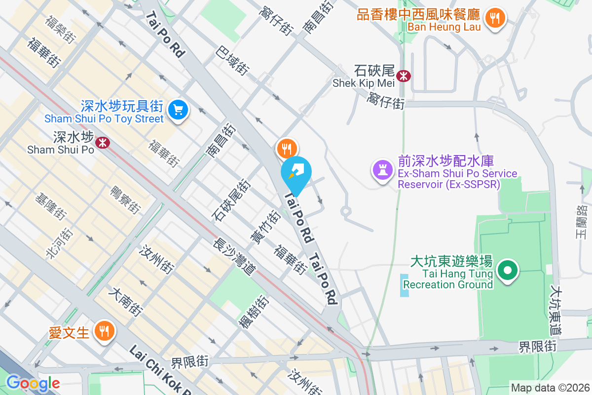 大埔道108號 地圖位置