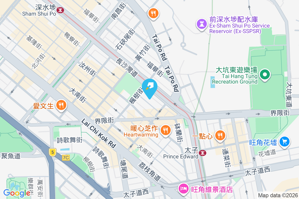 鴨寮街20號 地圖位置