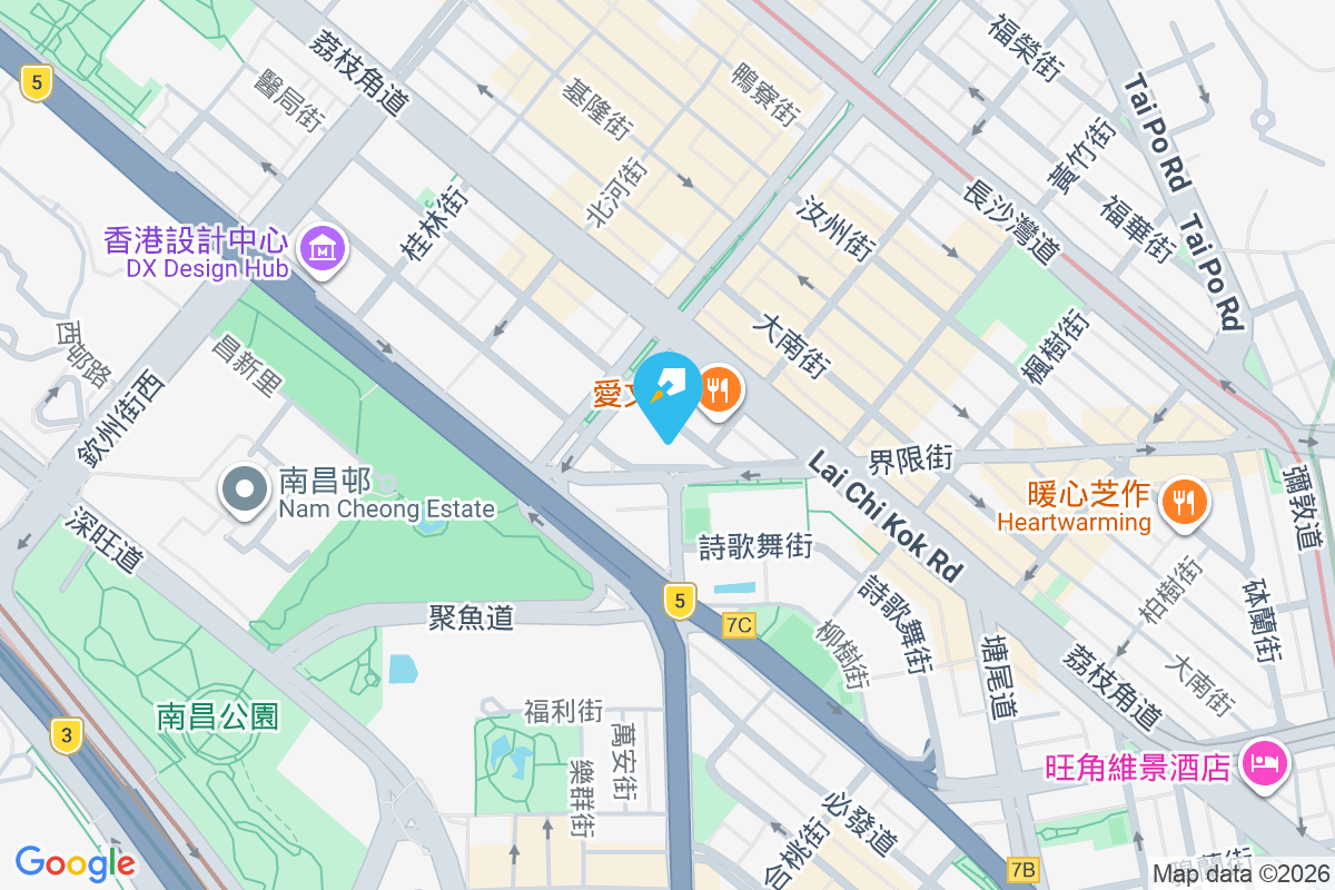 醫局街127號 地圖位置