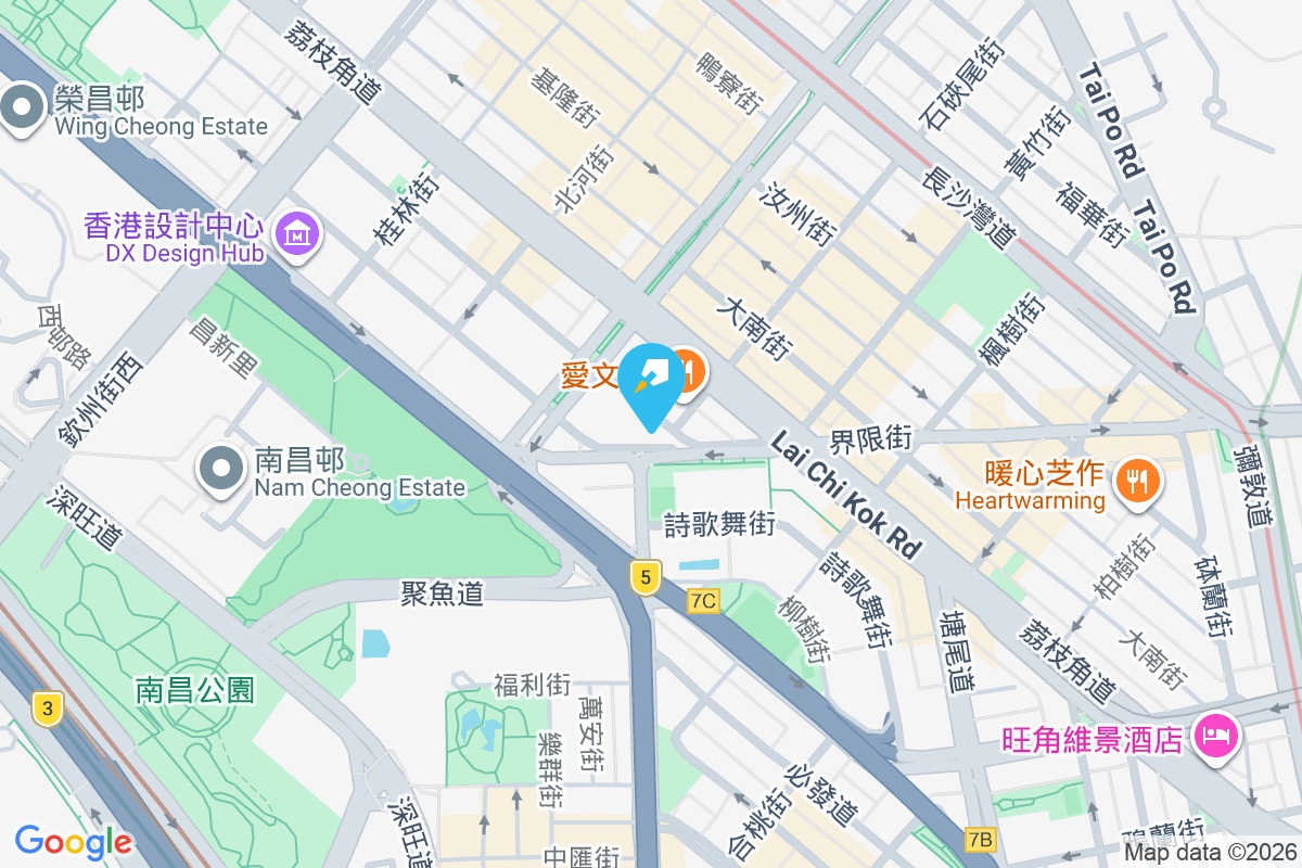 醫局街119號 地圖位置