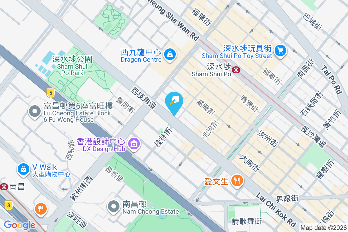 荔枝角道362號 地圖位置