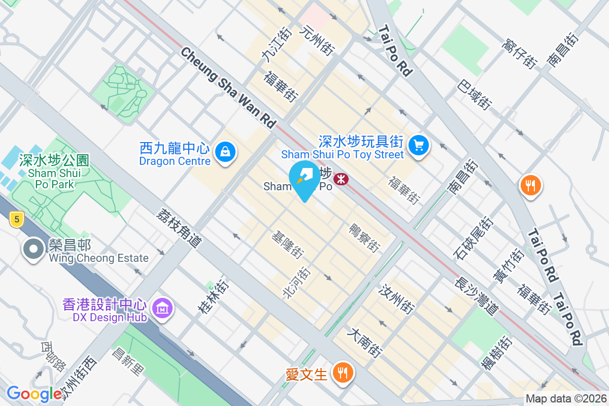 鴨寮街213號 地圖位置