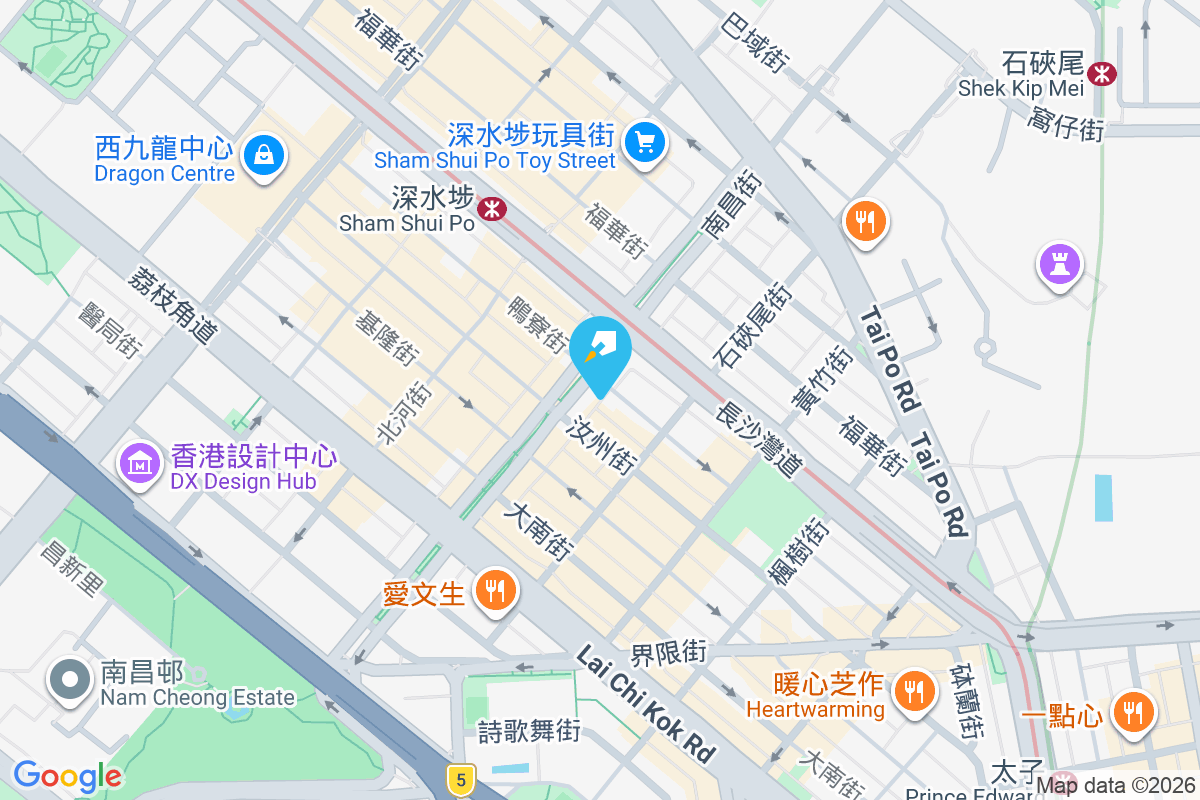 鴨寮街125號 地圖位置