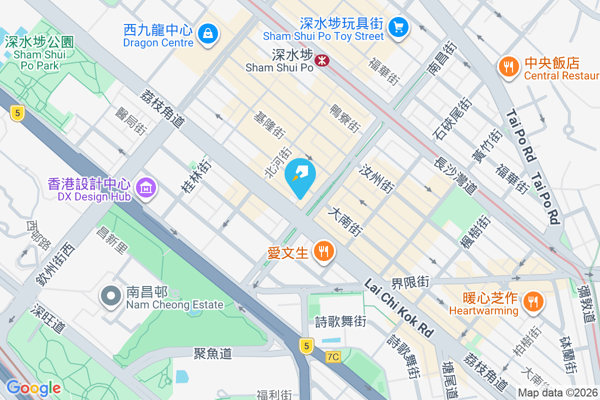 南昌街69號 地圖位置