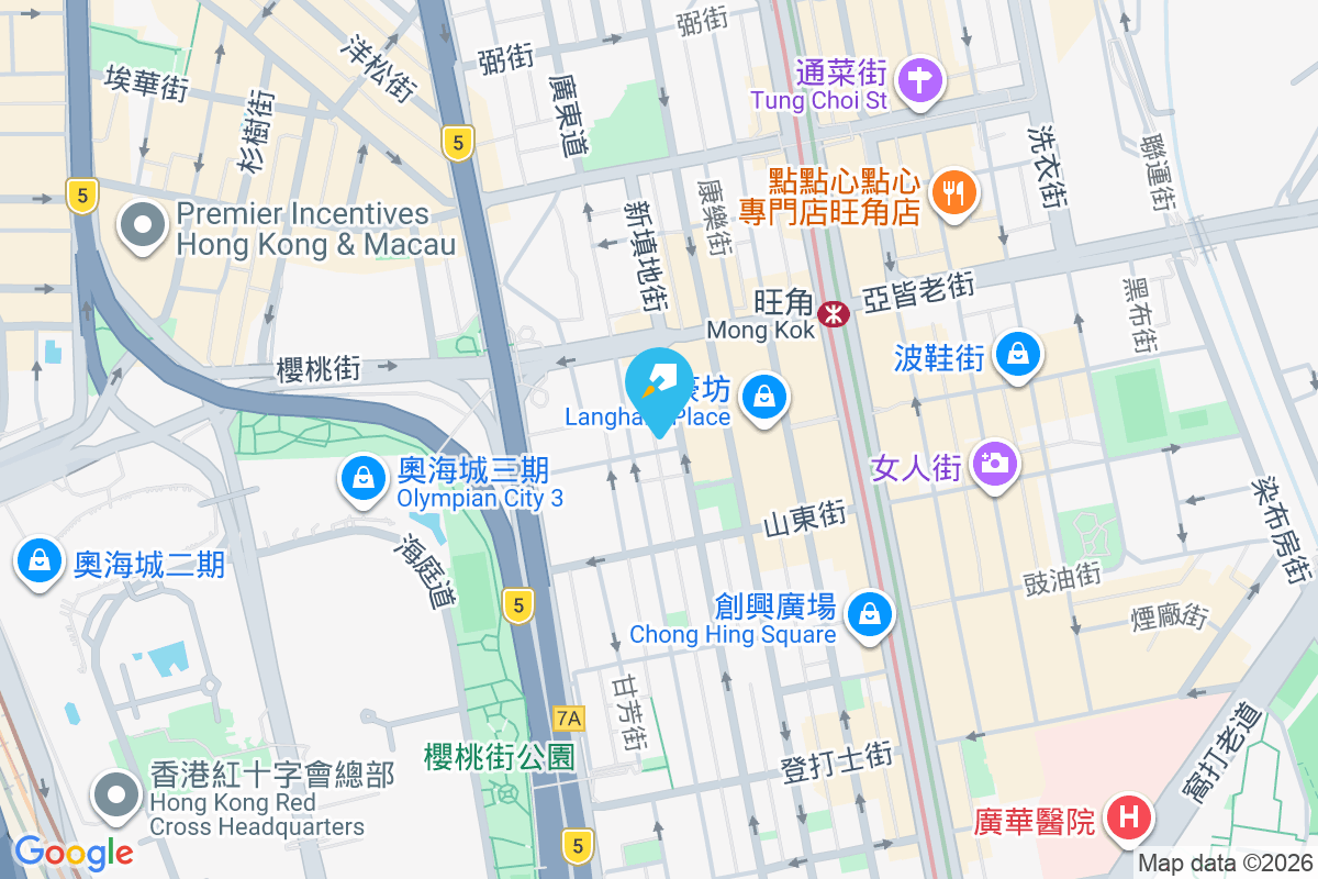 奶路臣街7號 / 新填地街405號 地圖位置
