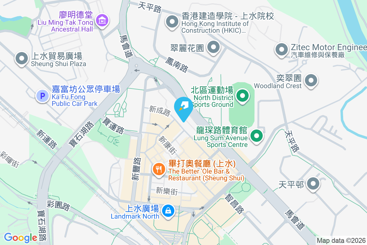 新成路43號 地圖位置