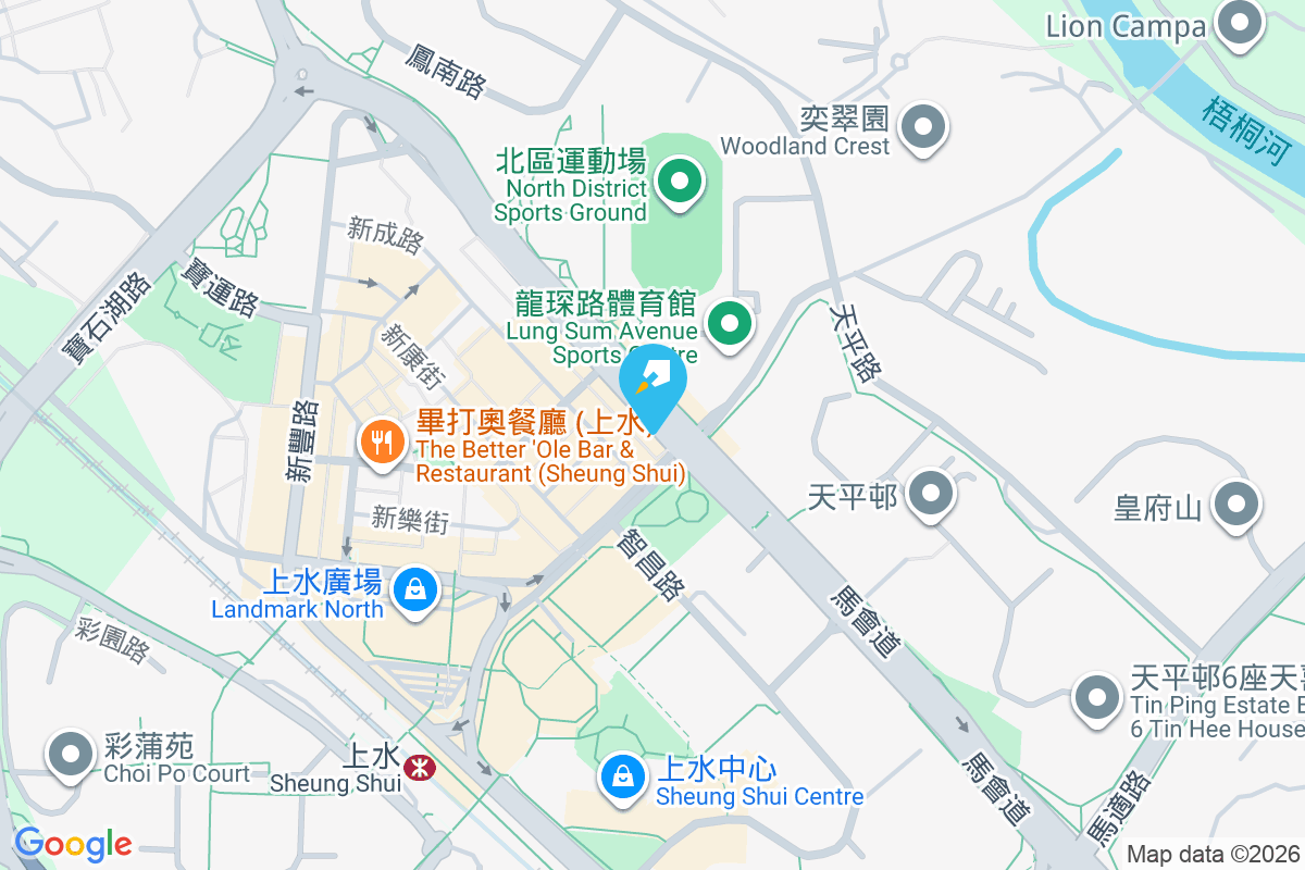 馬會道180號 地圖位置