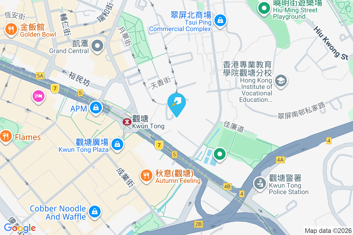 觀塘大廈 地圖位置