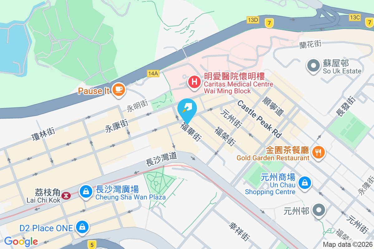 福華街586號 地圖位置