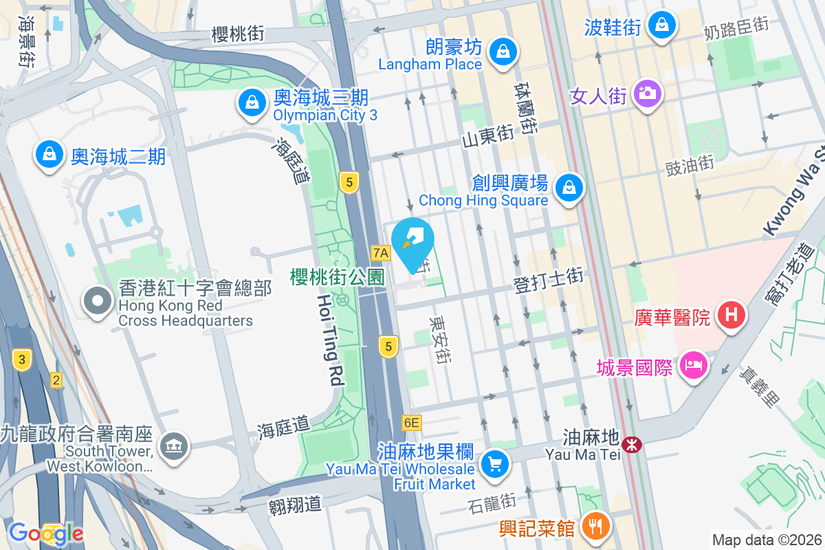 甘芳閣 地圖位置