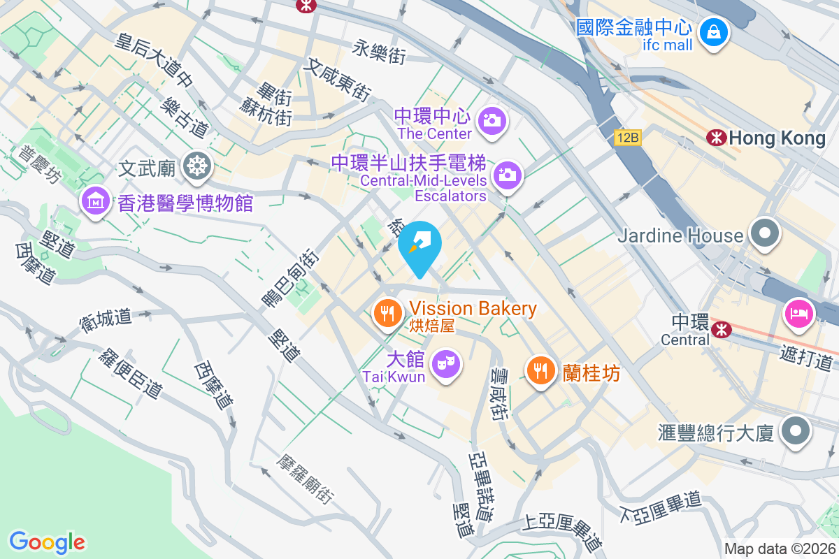 中環大廈 擺花街23-39號