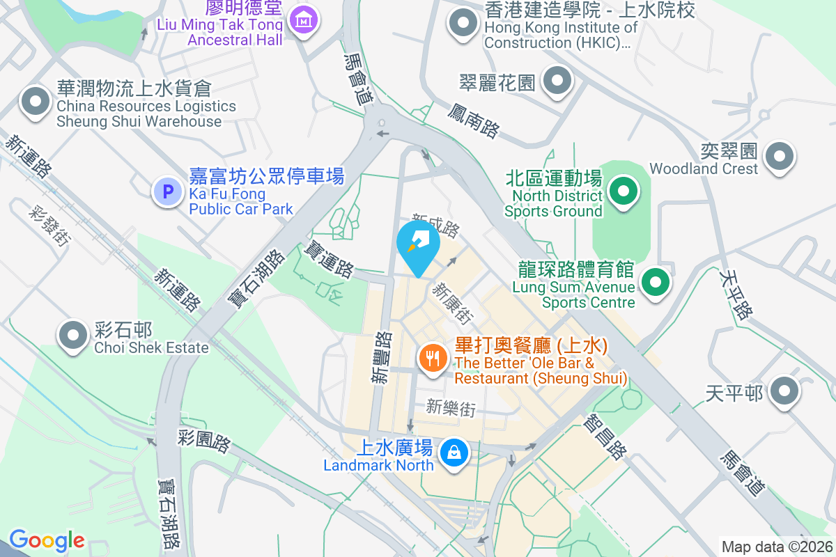 巡撫街17號 地圖位置