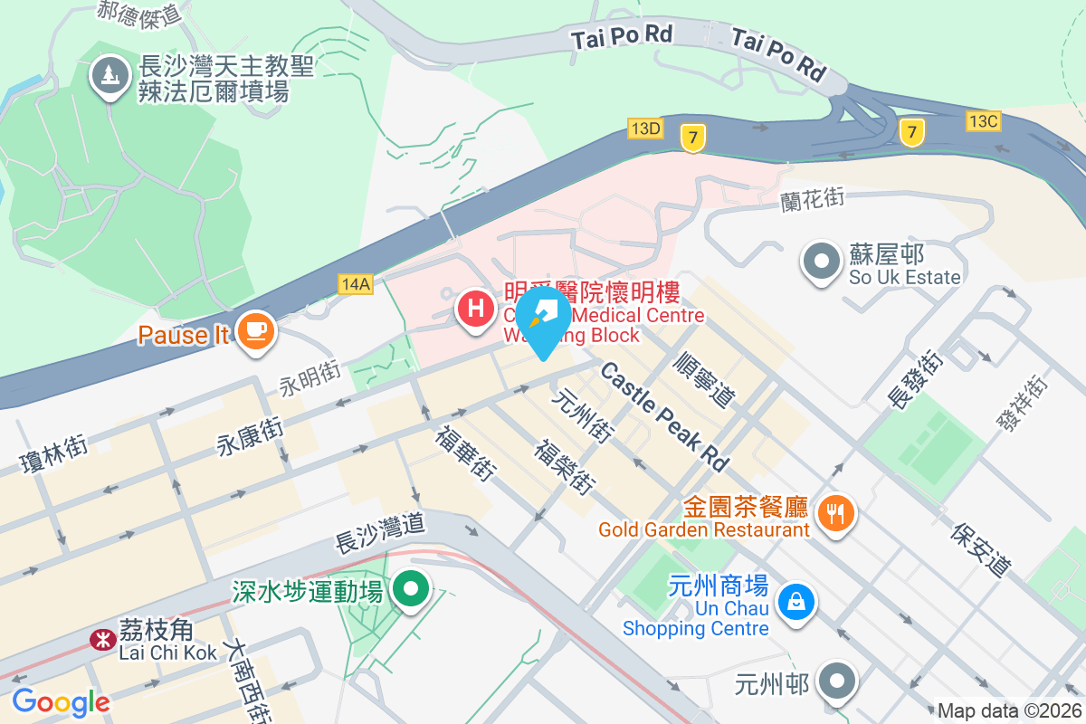 青山道452號 地圖位置