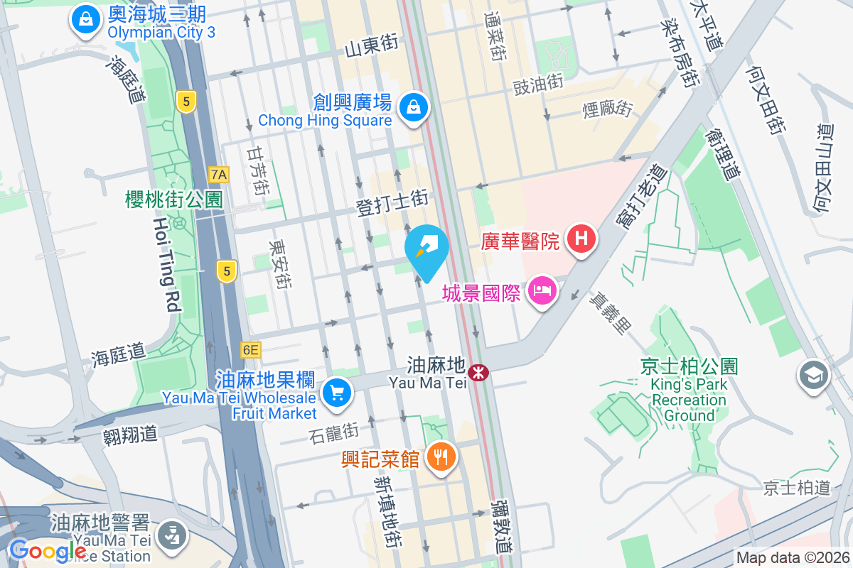 砵蘭街74號 地圖位置
