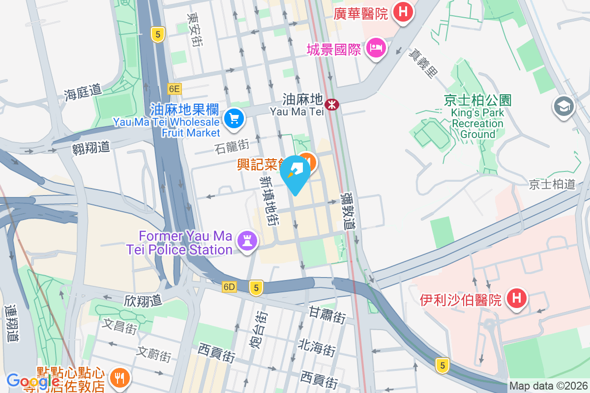上海街292號 地圖位置