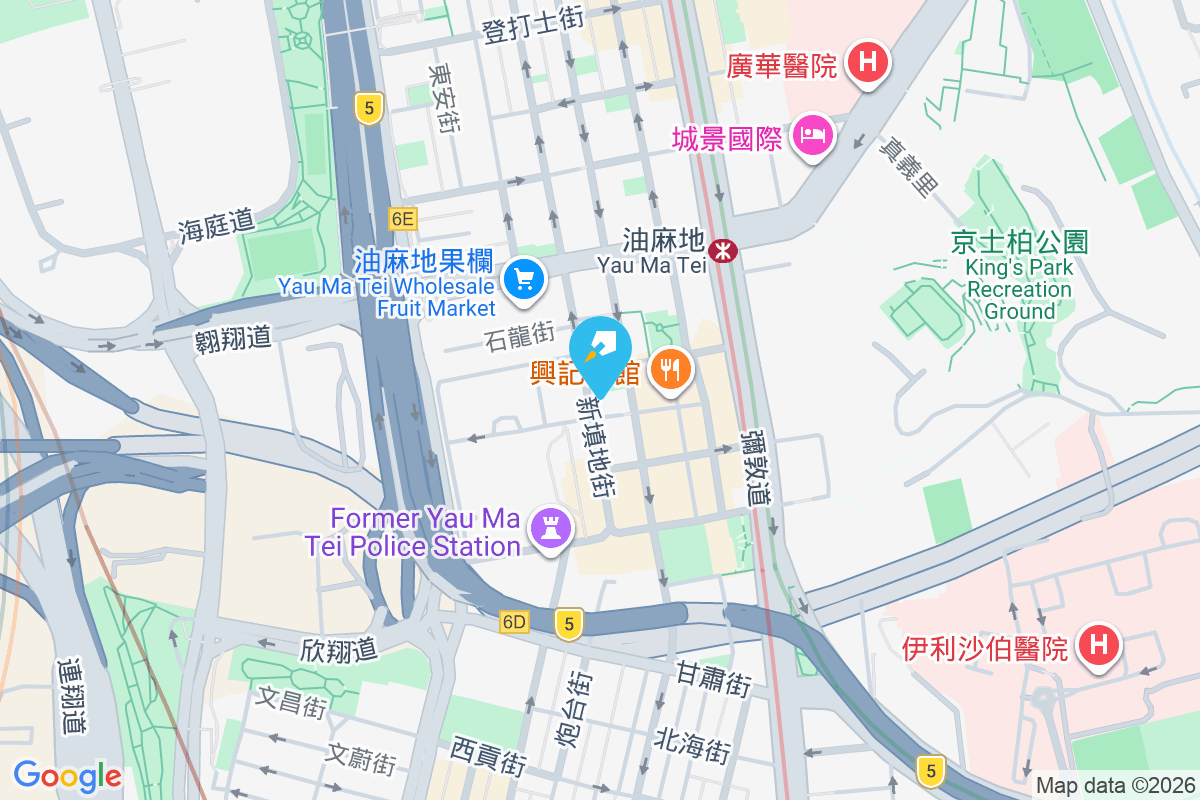新填地街186號 地圖位置