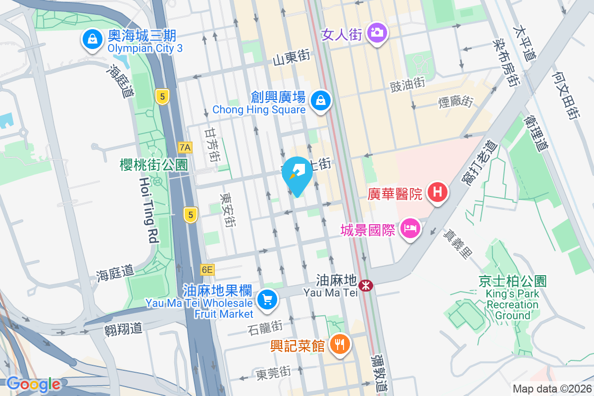 上海街412號 地圖位置