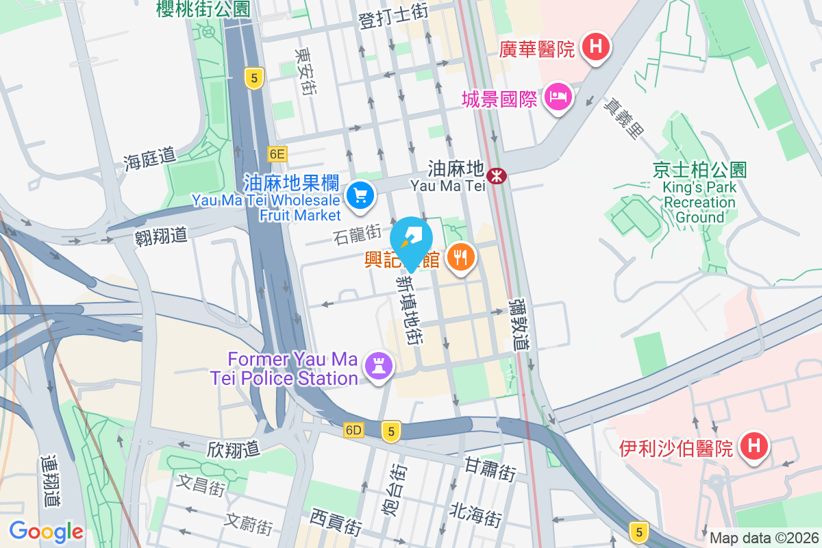 新填地街190號 地圖位置