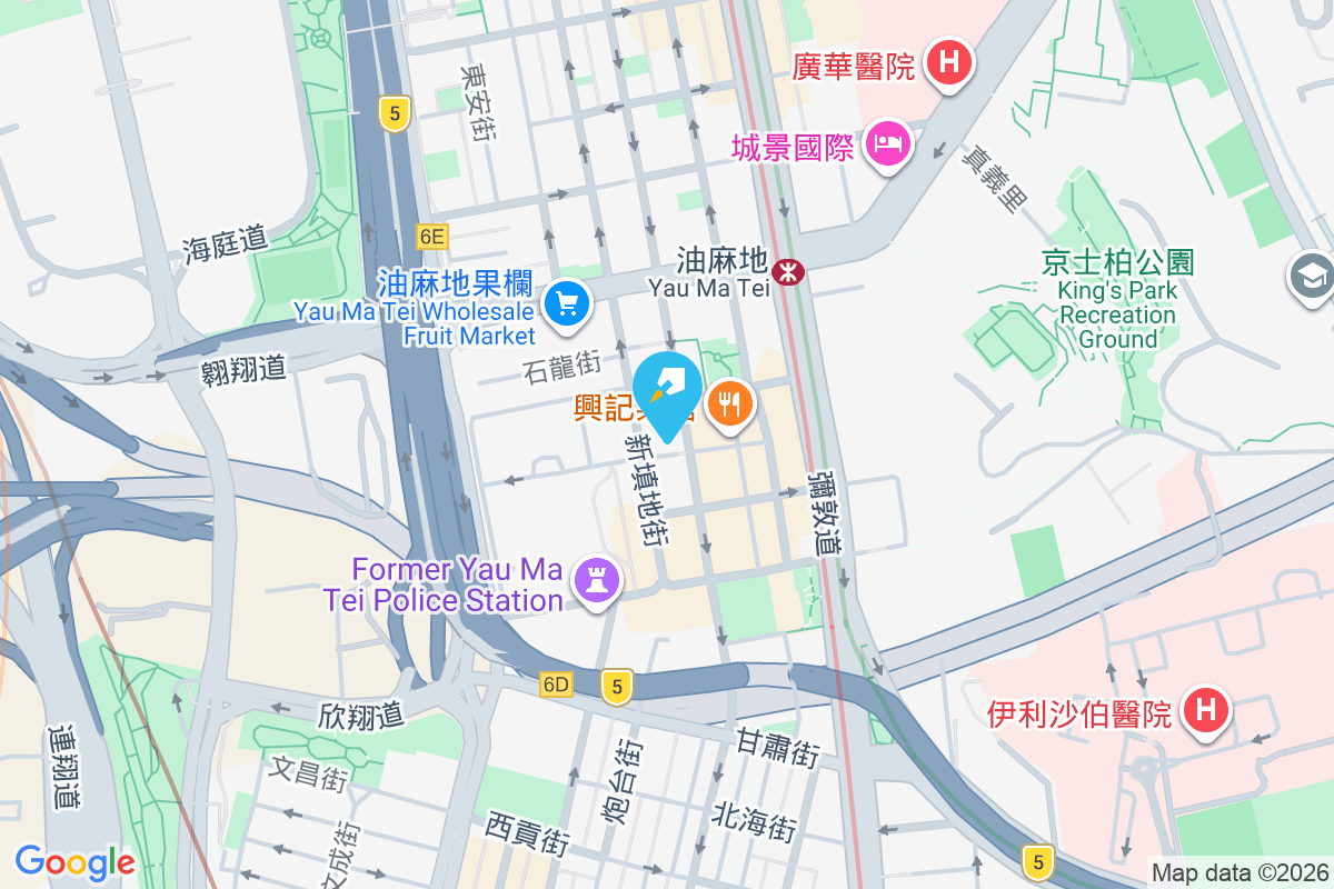 上海街307號 地圖位置