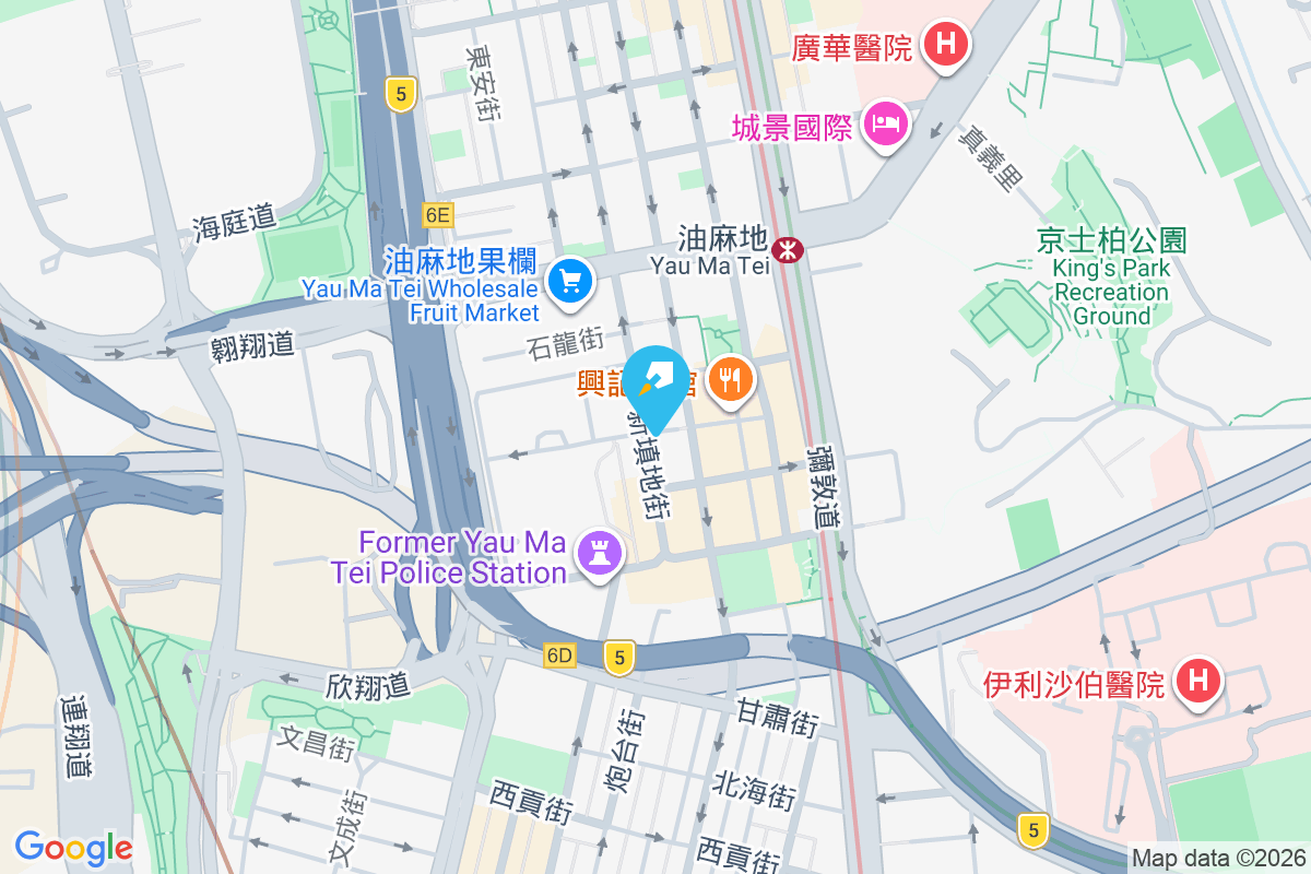 新填地街180號 地圖位置