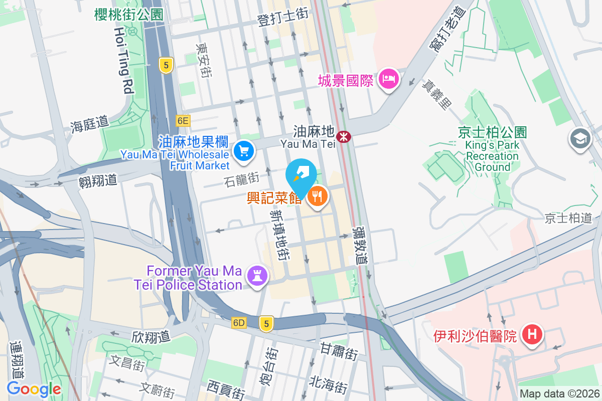 上海街318號 地圖位置