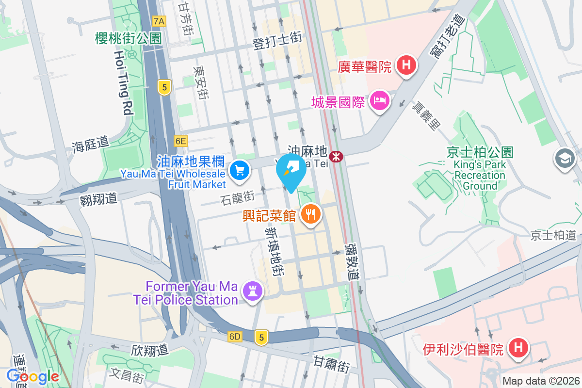 上海街338號 地圖位置