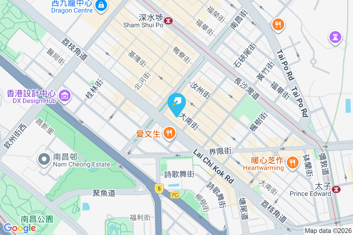 大南街207號 地圖位置
